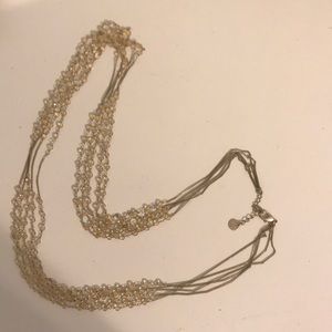 Talbots Gold Multi-Strand Necklace